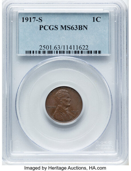 1917-S 1c MS BN thumbnail 3