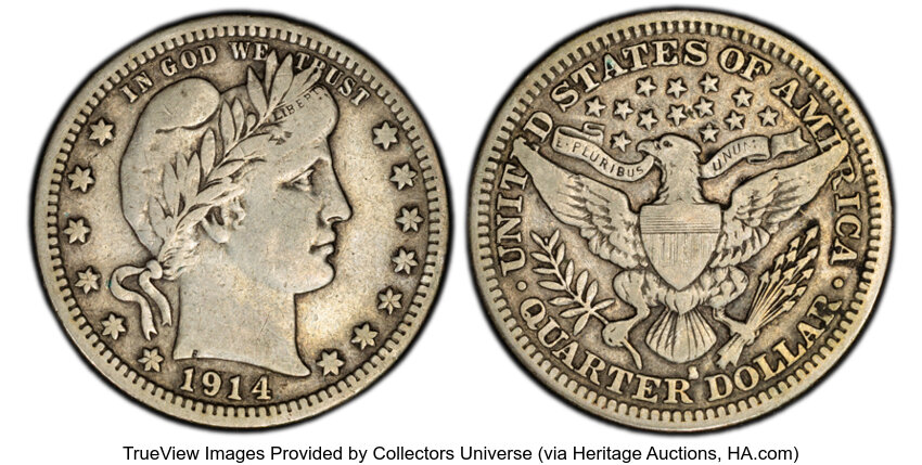 1914-S 25c MS thumbnail 2