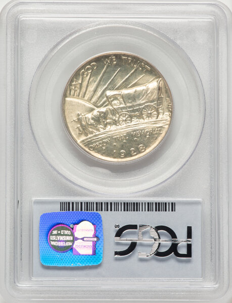 1928 50c Oregon Trail MS66 thumbnail 2