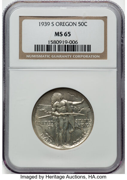 1939-S 50c Oregon Trail MS thumbnail 3