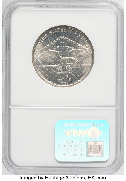 1936 50c Robinson - Arkansas MS65 CAC thumbnail 2
