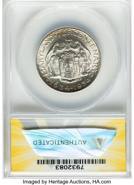 1934 50c Maryland MS61 thumbnail 11
