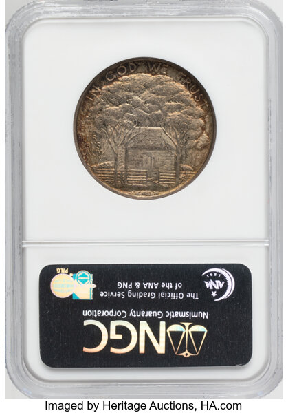 1922 50c Grant Memorial, without Star MS65 thumbnail 2