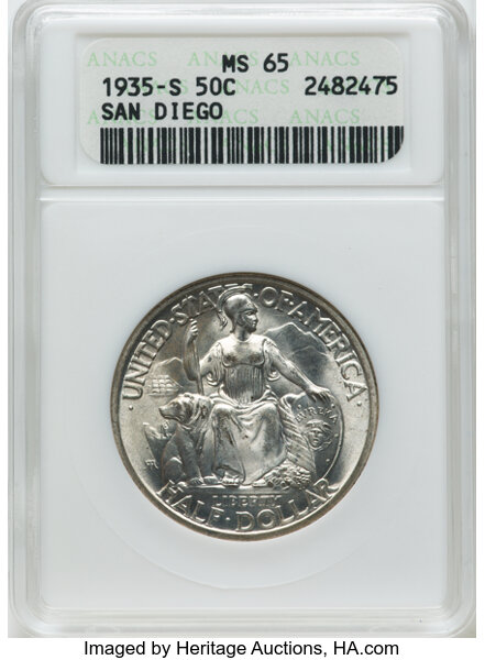 1935-S 50c San Diego Expo MS thumbnail 5