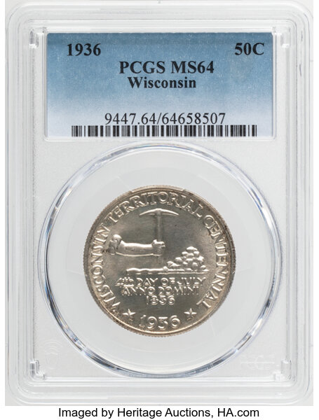 1936 50c Wisconsin MS thumbnail 14
