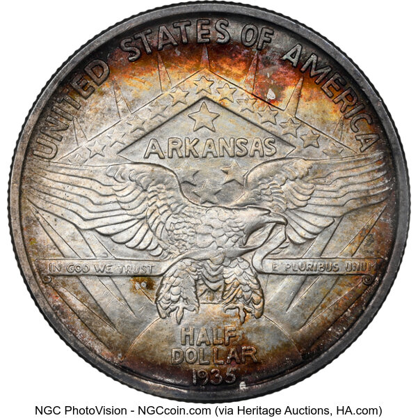 1935 50c Arkansas MS66 thumbnail 2