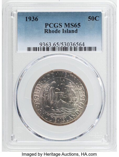 1936 50c Rhode Island MS thumbnail 7