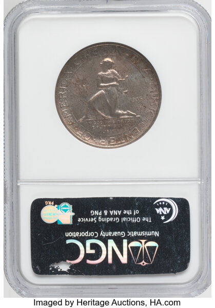 1936 50c Cincinnati Music Center MS64 thumbnail 6