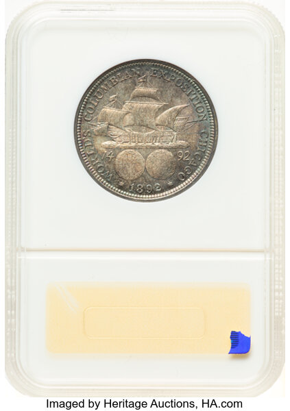 1892 50c Columbian Exposition MS68 CAC thumbnail 20