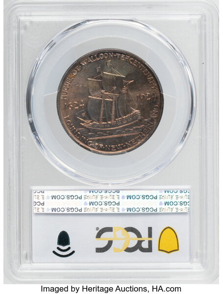 1924 50c Huguenot-Walloon MS63 thumbnail 2