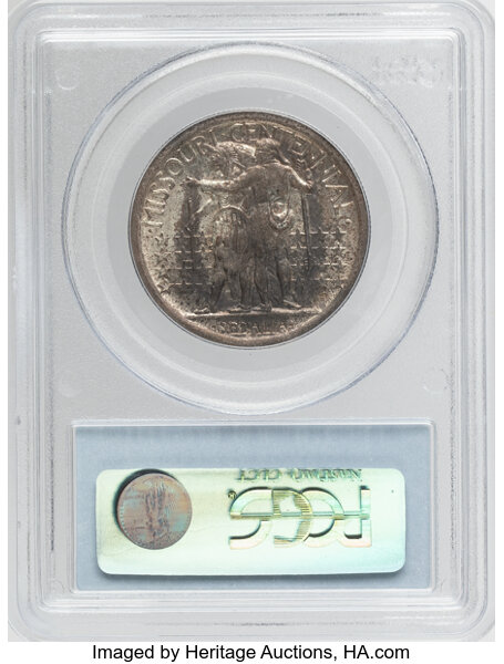 1921 50c Missouri, 2x4 MS64 thumbnail 2