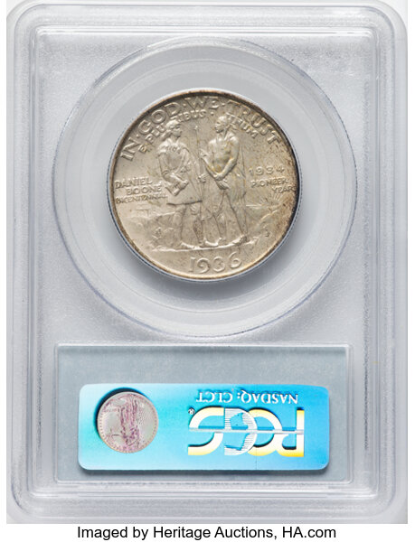 1936-S 50c Boone MS66 thumbnail 2