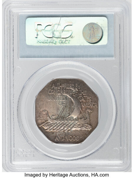 1925 Medal Norse American, Thin MS64 thumbnail 2