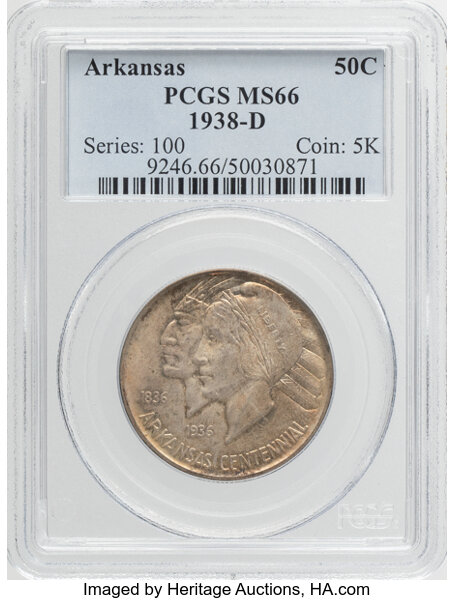 1938-D 50c Arkansas MS thumbnail 3