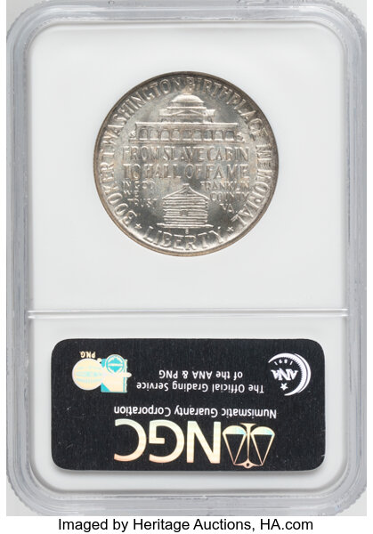 1948-S 50c Booker T. Washington AU53 CAC thumbnail 25