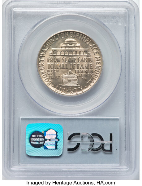 1947-S 50c Booker T. Washington MS66 CAC thumbnail 4