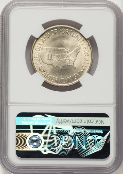 1951-D 50c Washington-Carver MS67 thumbnail 2