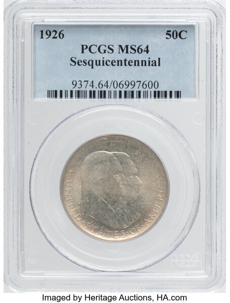 1926 50c Sesquicentennial MS thumbnail 8