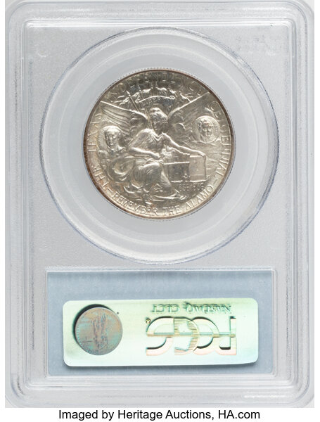 1936 50c Texas MS66 CAC thumbnail 2