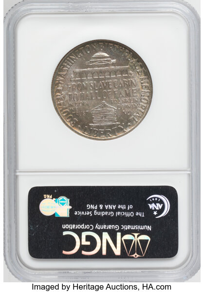 1947-D 50c Booker T. Washington MS66 thumbnail 2