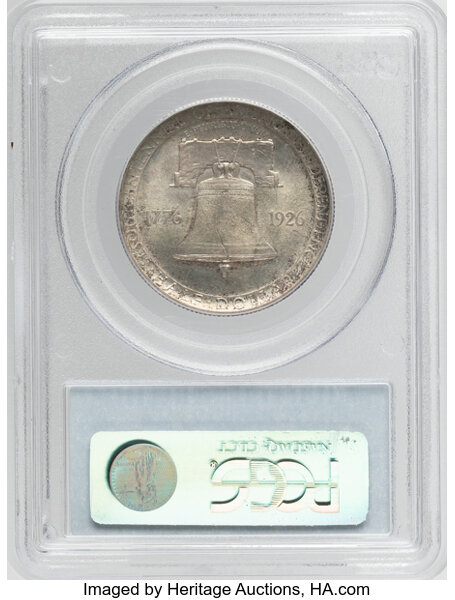 1926 50c Sesquicentennial MS64 thumbnail 4