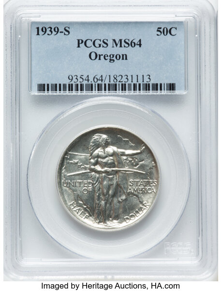 1939-S 50c Oregon Trail MS thumbnail 5