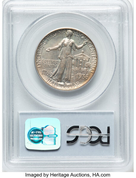 1936 50c Lynchburg MS63 thumbnail 2