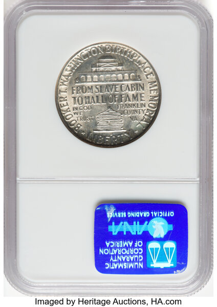 1946-D 50c Booker T. Washington AU55 thumbnail 17