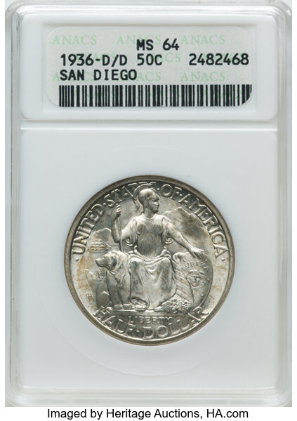 1936-D 50c San Diego Expo MS thumbnail 5