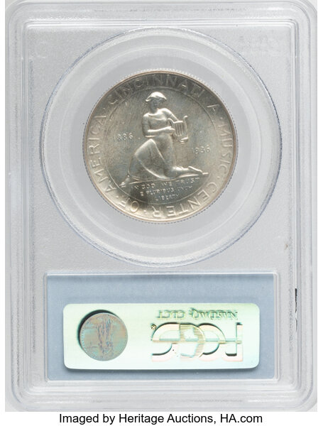 1936 50c Cincinnati Music Center MS64 thumbnail 4