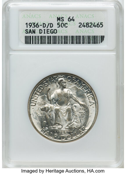1936-D 50c San Diego Expo MS thumbnail 8