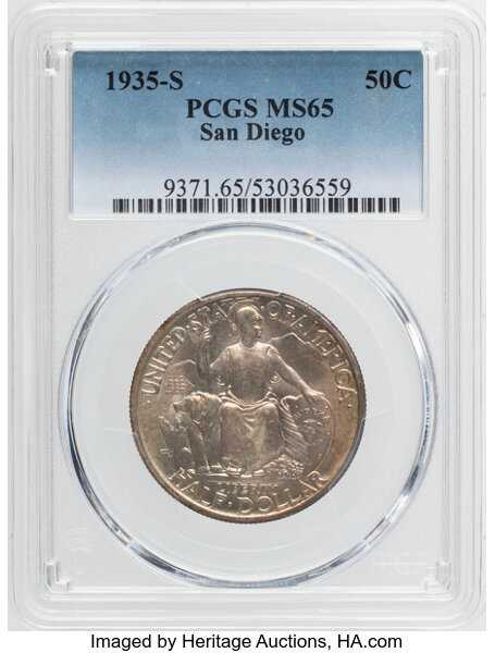 1935-S 50c San Diego Expo MS thumbnail 9