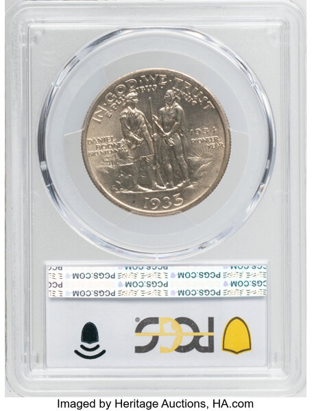 1935/34 50c Boone AU55 thumbnail 15