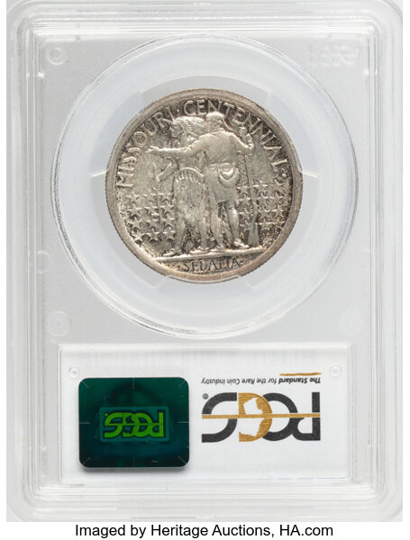 1921 50c Missouri, 2x4 MS63 thumbnail 4