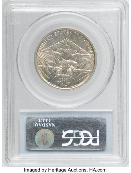 1937 50c Arkansas MS65 thumbnail 6