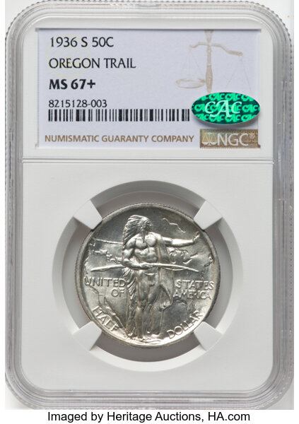 1936-S 50c Oregon Trail MS thumbnail 6