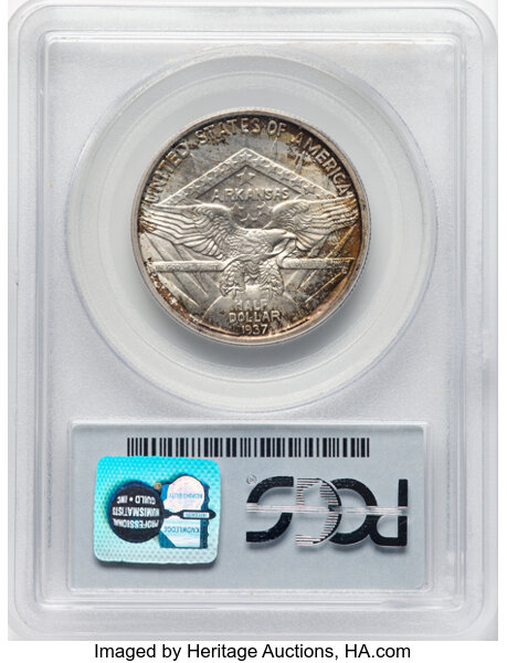 1937-S 50c Arkansas MS65 thumbnail 2