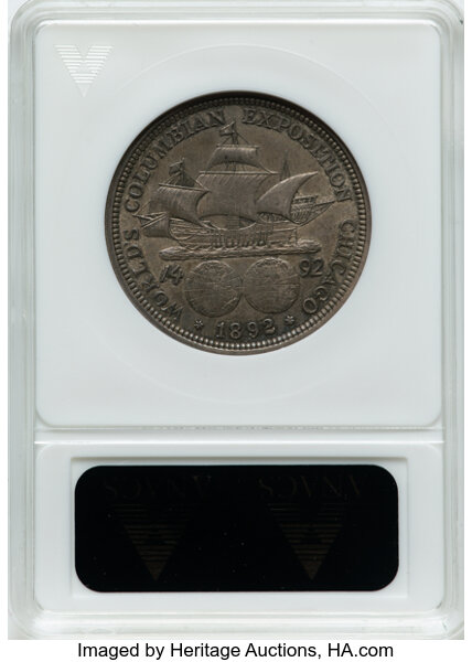 1892 50c Columbian Exposition MS63 thumbnail 2