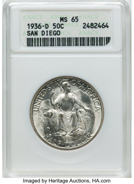 1936-D 50c San Diego Expo MS thumbnail 7
