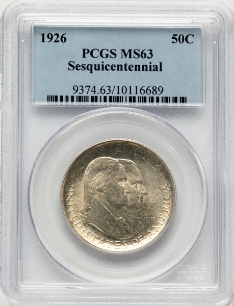 1926 50c Sesquicentennial MS thumbnail 5