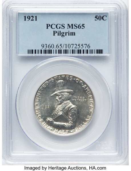 1921 50c Pilgrim MS thumbnail 6