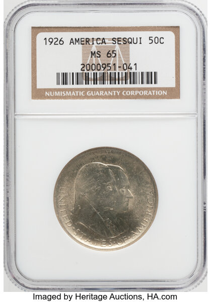1926 50c Sesquicentennial MS thumbnail 6
