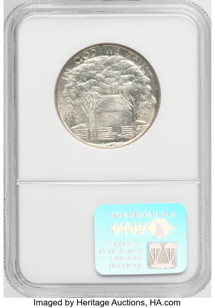 1922 50c Grant Memorial, without Star MS65 thumbnail 4