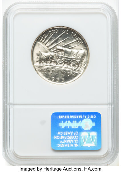 1933-D 50c Oregon Trail AU50 CAC thumbnail 19