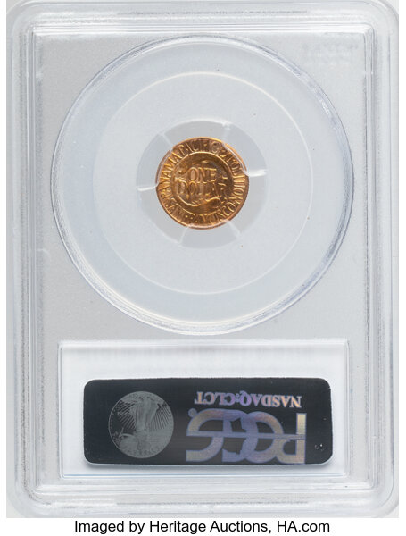 1915-S G$1 Panama-Pacific Expo MS63 thumbnail 2