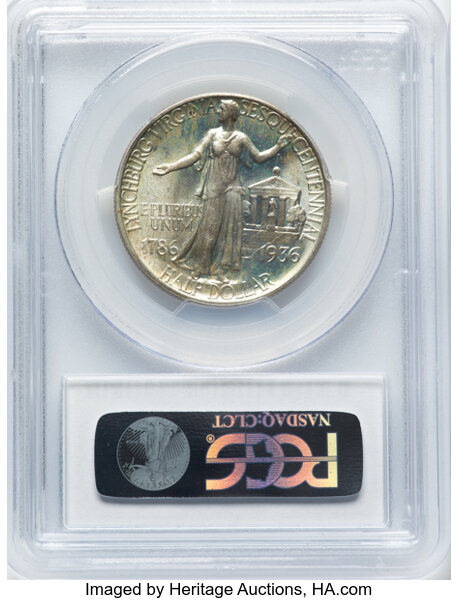 1936 50c Lynchburg MS67 thumbnail 2