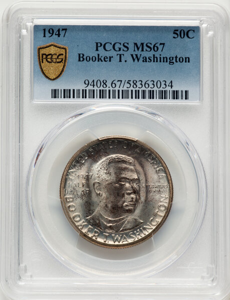 1947 50c Booker T. Washington MS67 thumbnail 4