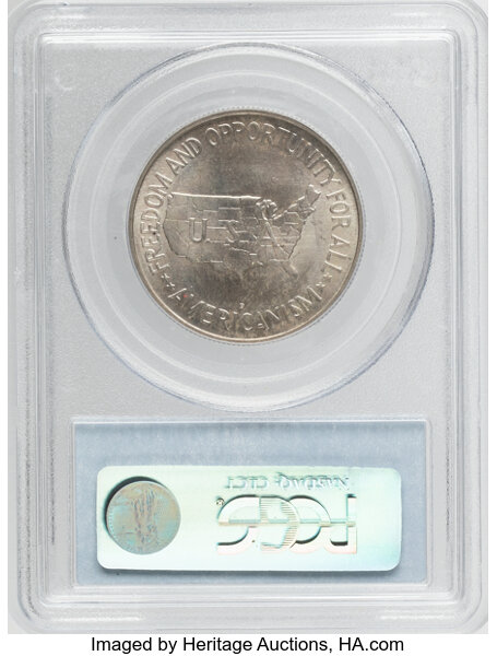 1951-D 50c Washington-Carver MS66 thumbnail 2
