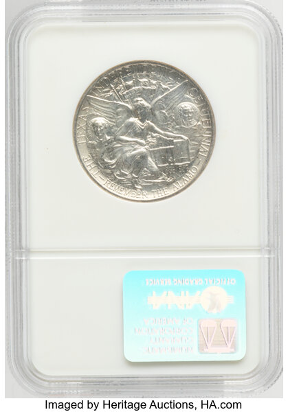 1938 50c Texas MS66 thumbnail 2