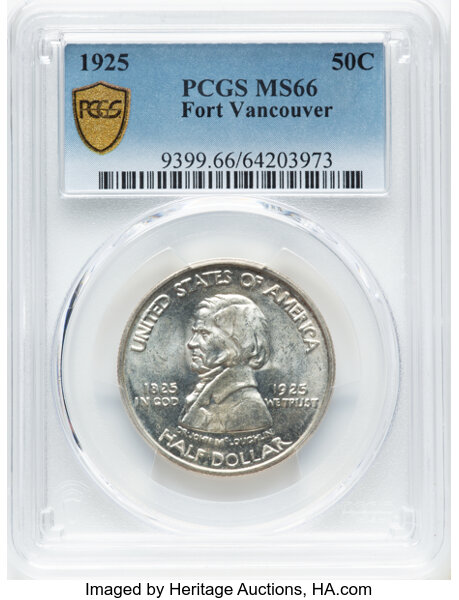 1925 50c Fort Vancouver MS66 thumbnail 6